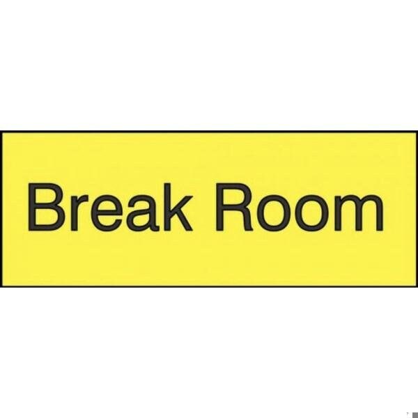 Accuform 8 in W x 3 in H, Engraved Plastic PSG878YL - main